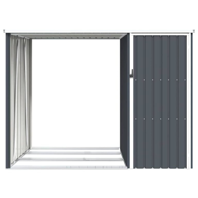 Sodo namelis – 245×98×159 cm, antracito spalva – produkto nuotrauka 6