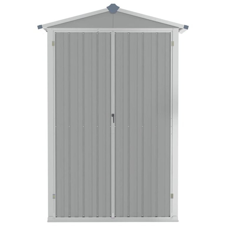 Sodo namelis – 116×45×175 cm, pilka spalva – produkto nuotrauka 6