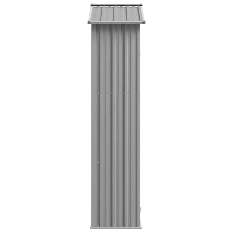 Sodo namelis – 116×45×175 cm, pilka spalva – produkto nuotrauka 7
