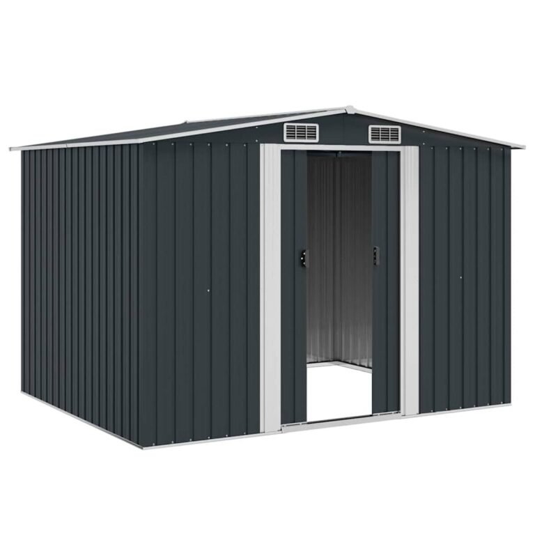 Daiktų laikymo prekė – 257×205×178 cm, antracito spalva – nuotrauka 4 Daiktų laikymo prekė – 257×205×178 cm, antracito spalva – produkto nuotrauka 4