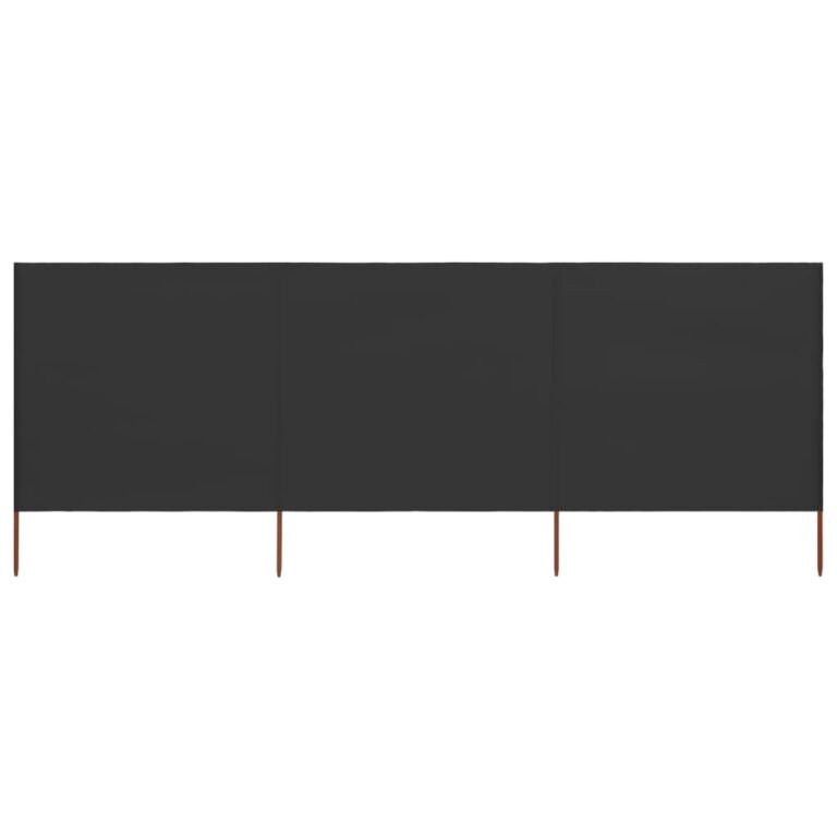 vidaXL Vėjo užtvara – 400×160 cm, antracito spalva