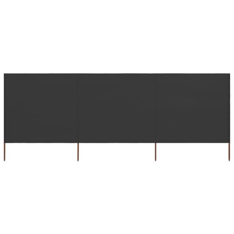 Vėjo užtvara – 400×160 cm, antracito spalva Vėjo užtvara – 400×160 cm, antracito spalva