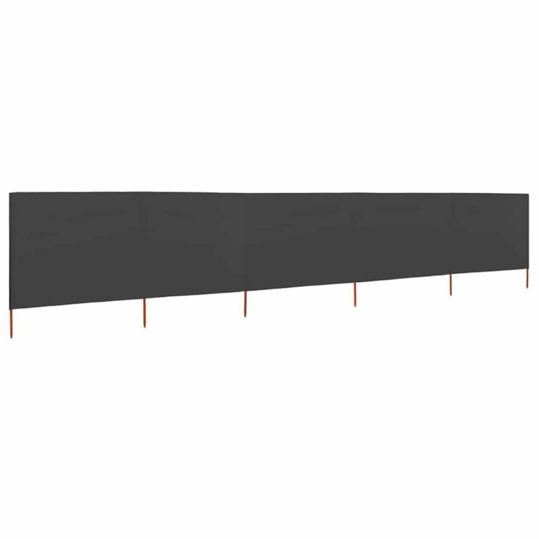 Vėjo užtvara – 600×160 cm, antracito spalva – produkto nuotrauka 2