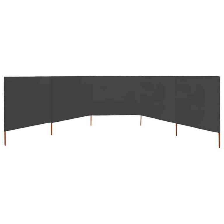 Vėjo užtvara – 600×160 cm, antracito spalva – produkto nuotrauka 3