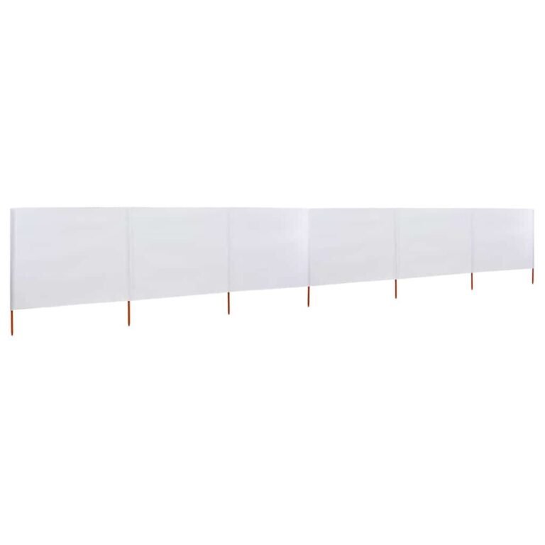 Vėjo užtvara – 800×160 cm, balta spalva – produkto nuotrauka 2