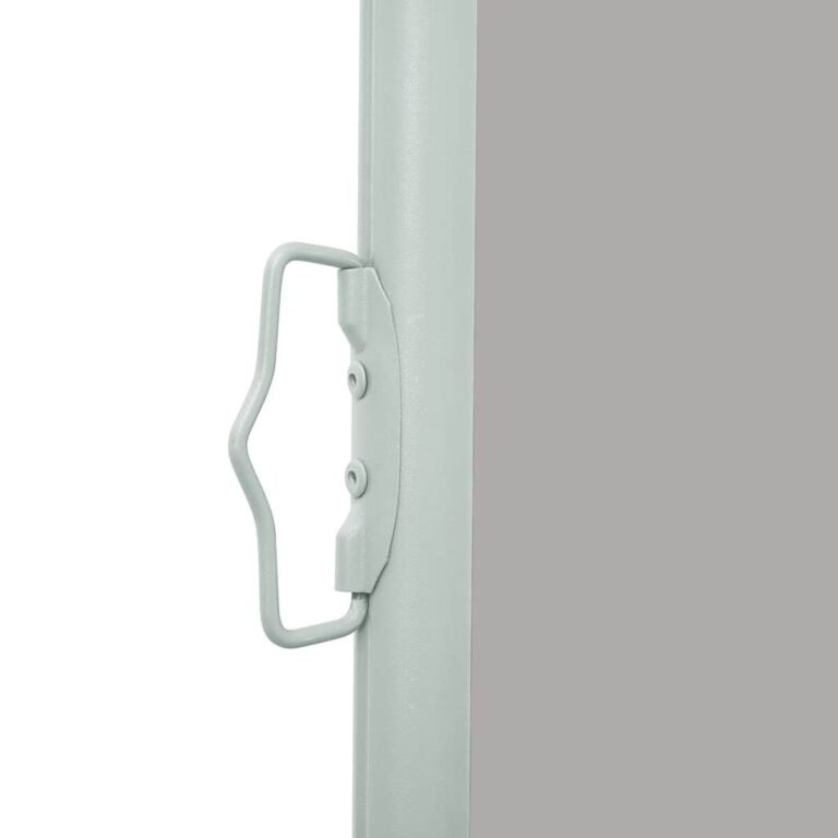 Ištraukiama šoninė markizė – 100×514 cm, pilka spalva – produkto nuotrauka 8