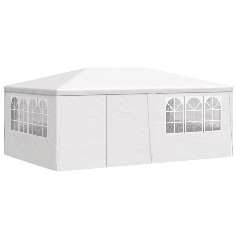 Pavėsinė-palapinė – 4×6 m, balta spalva – produkto nuotrauka 3