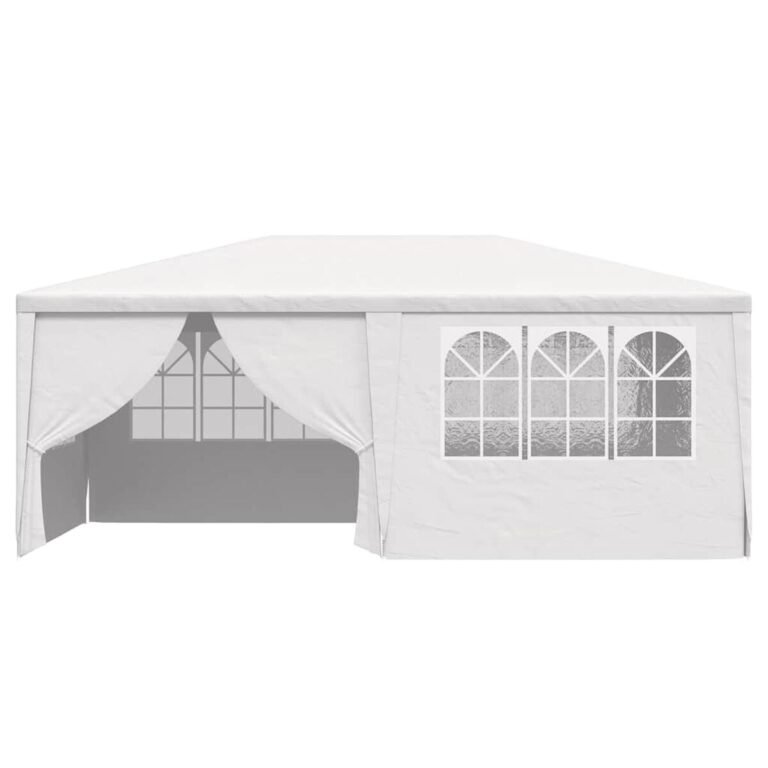Pavėsinė-palapinė – 4×6 m, balta spalva – produkto nuotrauka 4