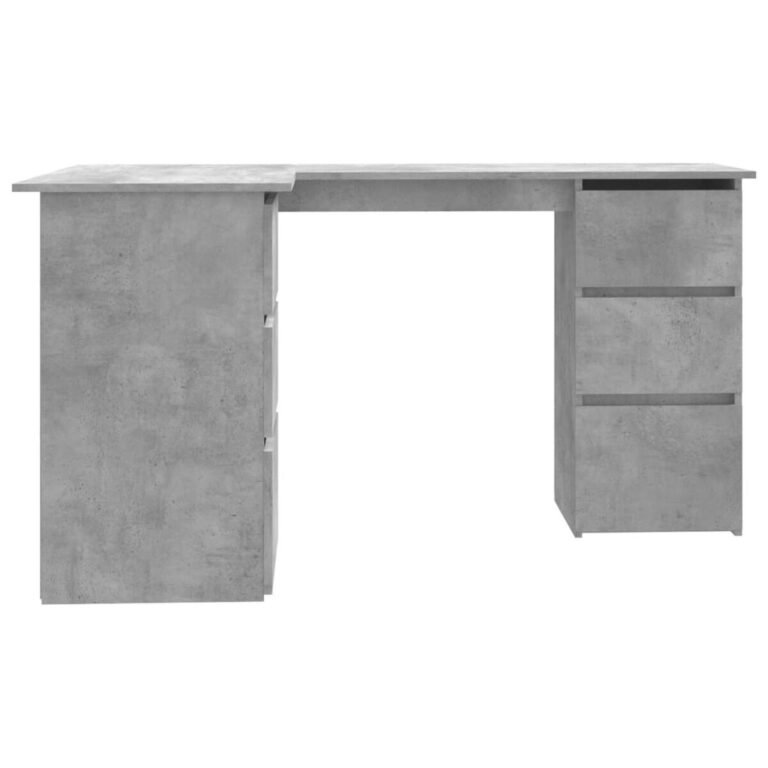 Biuro baldas – 145×100×76 cm, pilka spalva – nuotrauka 5 Biuro baldas – 145×100×76 cm, pilka spalva – produkto nuotrauka 5