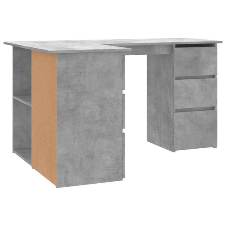 Biuro baldas – 145×100×76 cm, pilka spalva – nuotrauka 6 Biuro baldas – 145×100×76 cm, pilka spalva – produkto nuotrauka 6