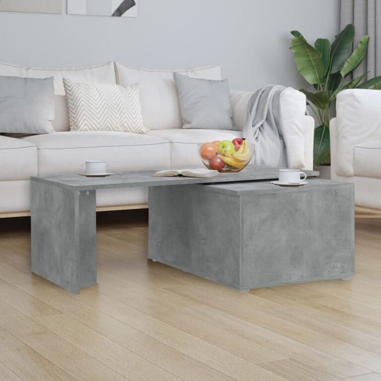 Kavos staliukas – 150×50×35 cm, pilka spalva – nuotrauka 3 Kavos staliukas – 150×50×35 cm, pilka spalva – produkto nuotrauka 3