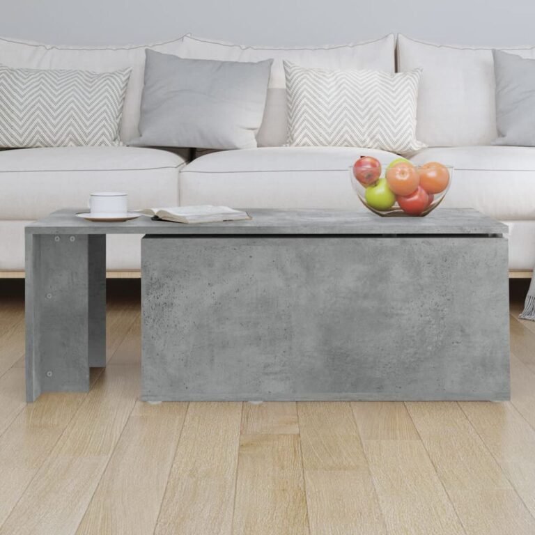 Kavos staliukas – 150×50×35 cm, pilka spalva – nuotrauka 4 Kavos staliukas – 150×50×35 cm, pilka spalva – produkto nuotrauka 4