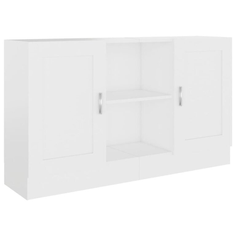 Komoda – 120×30,5×70 cm, balta spalva