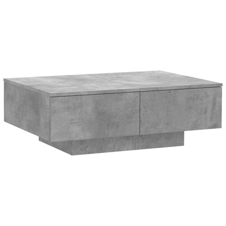 Kavos staliukas – 90×60×31 cm, pilka spalva