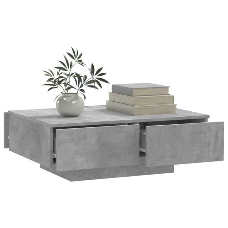Kavos staliukas – 90×60×31 cm, pilka spalva – nuotrauka 3 Kavos staliukas – 90×60×31 cm, pilka spalva – produkto nuotrauka 3