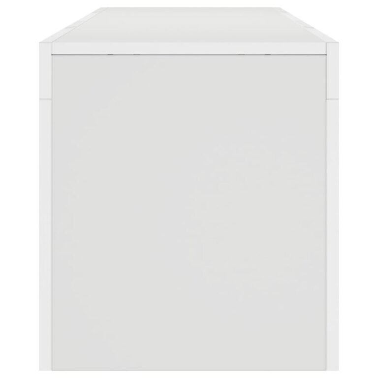 vidaXL Televizoriaus spintelė su LED apšvietimu, balta, 140x36,5x40cm – produkto nuotrauka 10