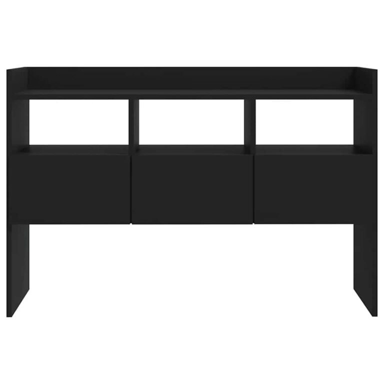Komoda – 105×30×70 cm, juoda spalva – produkto nuotrauka 6