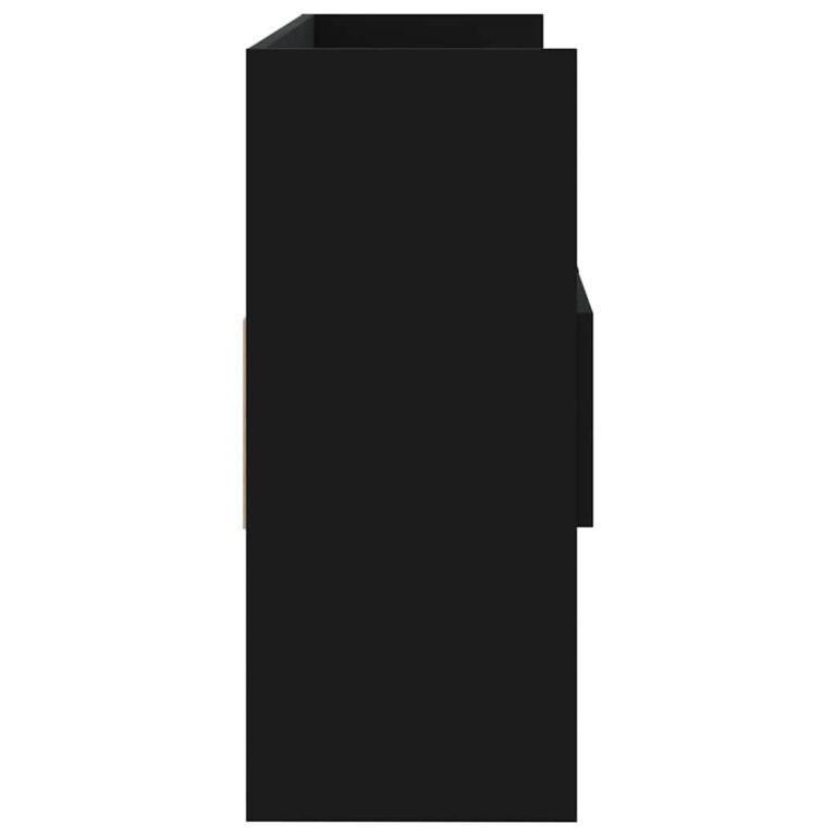 Komoda – 105×30×70 cm, juoda spalva – produkto nuotrauka 7