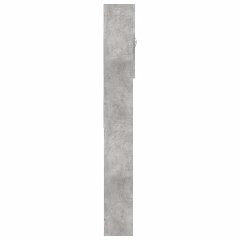Spintelė – 64×25,5×190 cm, pilka spalva – produkto nuotrauka 4