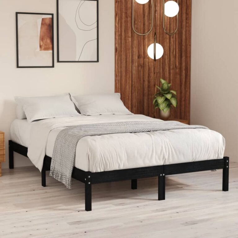 Lovos rėmas – 200×200 cm, juoda spalva