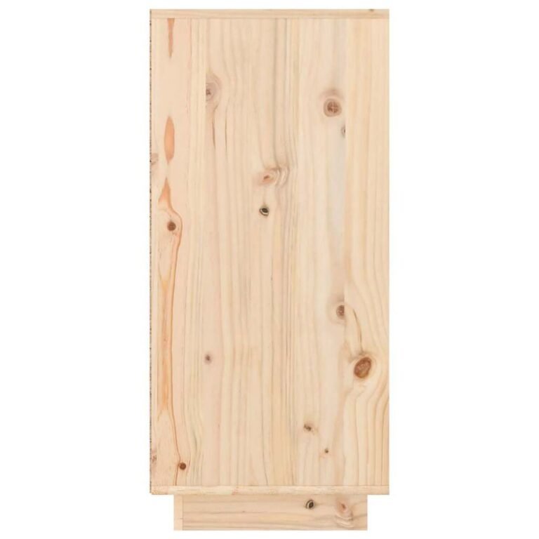 vidaXL Šoninė spintelė, 111x36x75cm, pušies medienos masyvas – produkto nuotrauka 5
