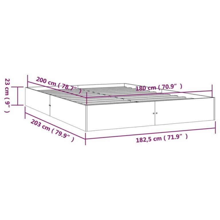 Lovos rėmas – 180×200 cm – nuotrauka 7 Lovos rėmas – 180×200 cm – produkto nuotrauka 7