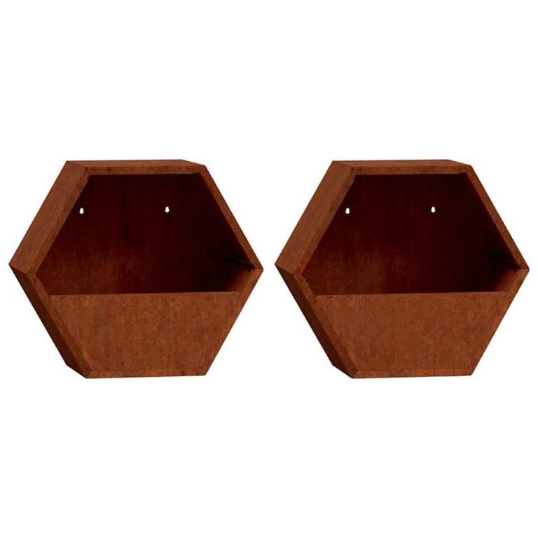 Augalų dėžė – 30×10×25 cm, rūdžių spalva Augalų dėžė – 30×10×25 cm, rūdžių spalva