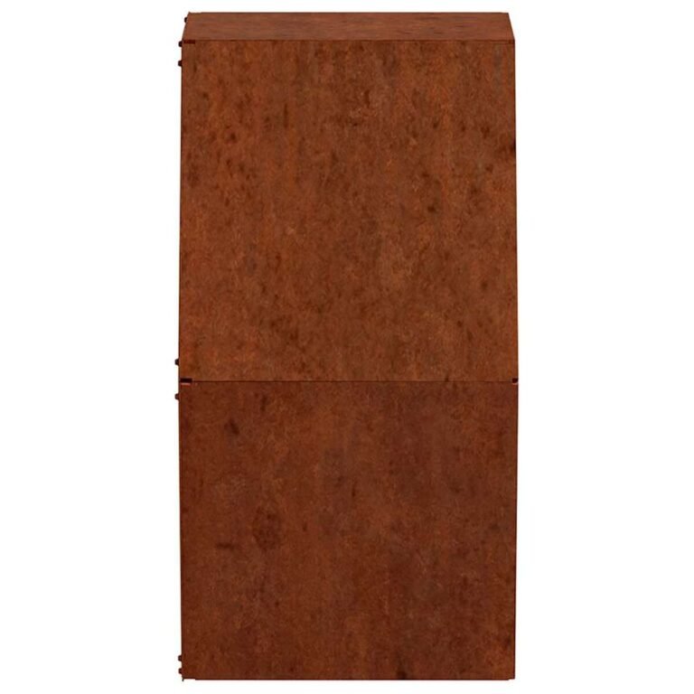 Augalų dėžė – 30×10×25 cm, rūdžių spalva – produkto nuotrauka 7