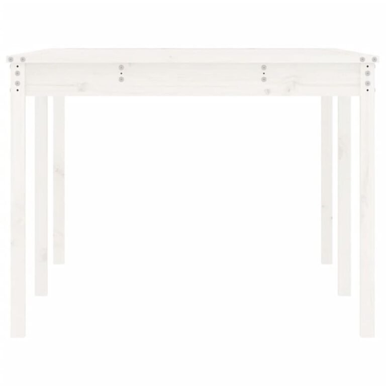 Lauko stalas – 203,5×100×76 cm, balta spalva – nuotrauka 5 Lauko stalas – 203,5×100×76 cm, balta spalva – produkto nuotrauka 5