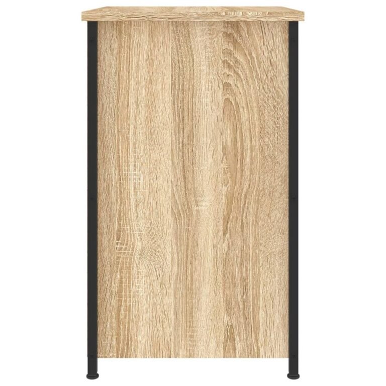 Naktinis staliukas – 40×36×60 cm, ąžuolo spalva – produkto nuotrauka 8