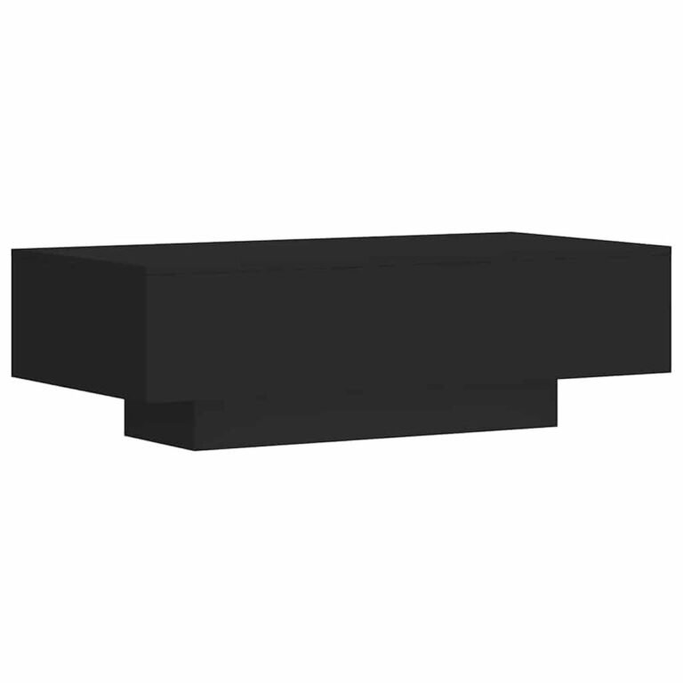 Kavos staliukas – 100×49,5×31 cm, juoda spalva