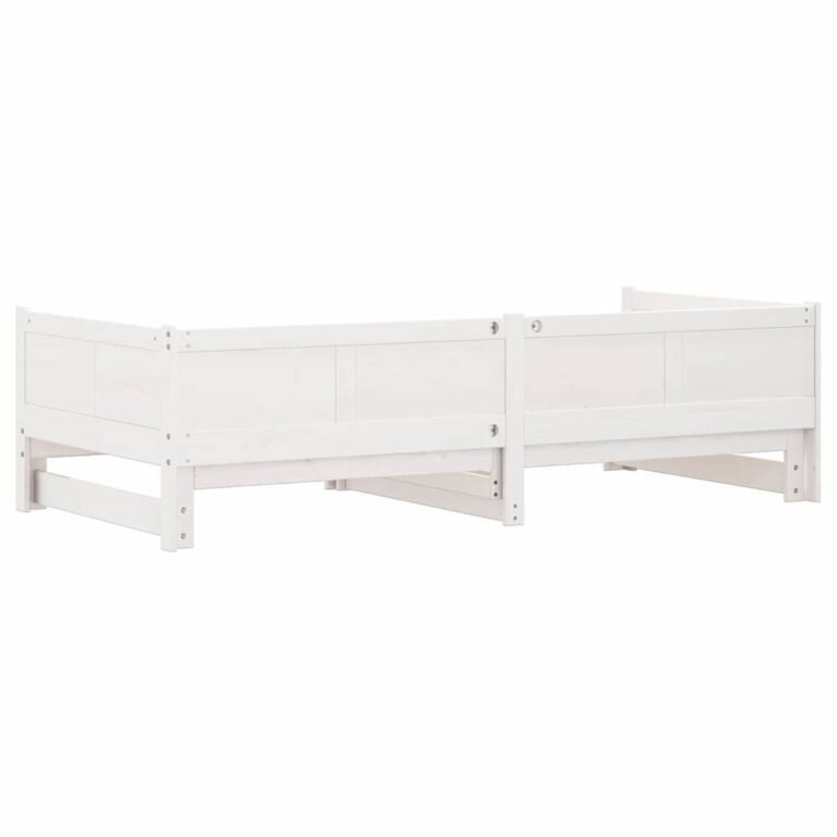 vidaXL Ištraukiama dienos lova Balta 203,5 x 184 x 56,5 cm – produkto nuotrauka 8