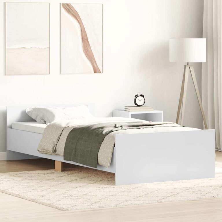 Lovos rėmas – 90×200 cm, balta spalva – produkto nuotrauka 2