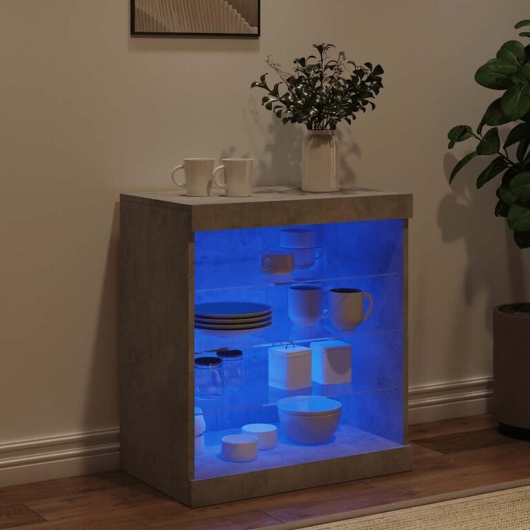 Komoda – 60,5×37×67 cm, pilka spalva – produkto nuotrauka 3