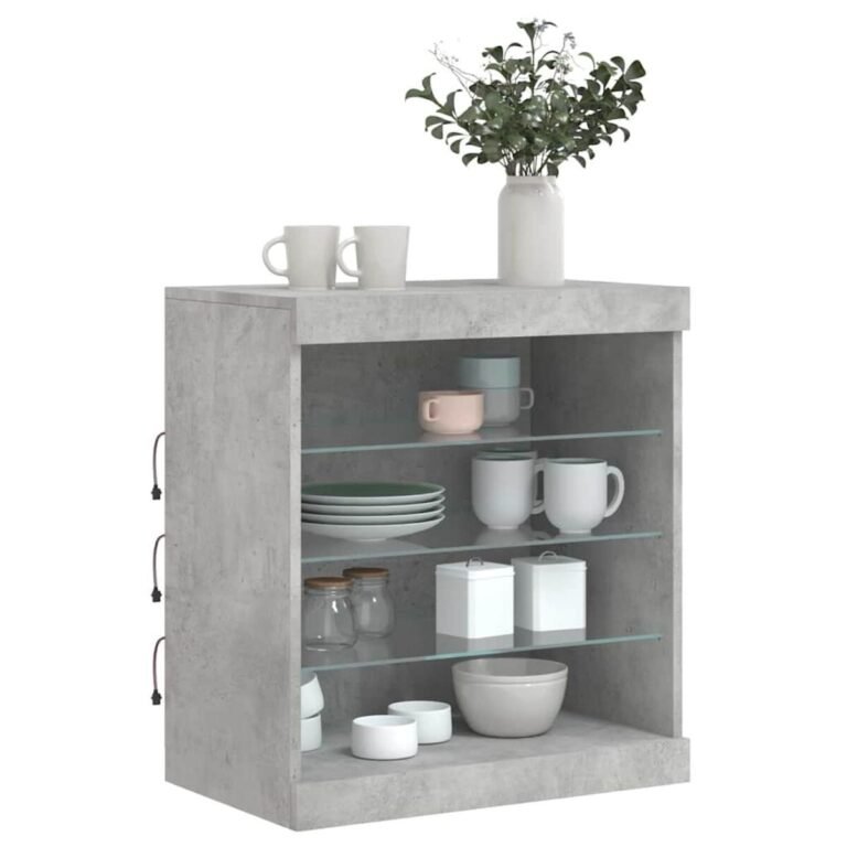 Komoda – 60,5×37×67 cm, pilka spalva – produkto nuotrauka 4