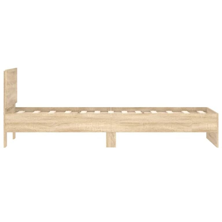 Lovos galvūgalis – 90×190 cm, ąžuolo spalva – produkto nuotrauka 6