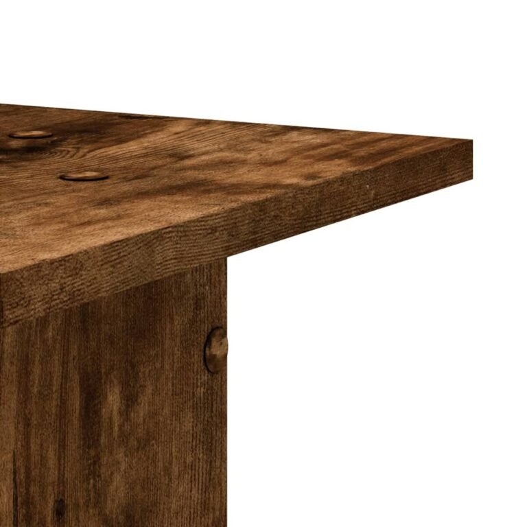 vidaXL Garsiakalbių stovai, 2vnt., dūminio ąžuolo, 30x30x40cm, mediena – produkto nuotrauka 6