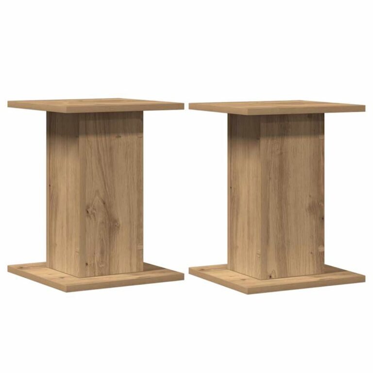 Garsiakalbių stovai – 30×30×40 cm, ąžuolo spalva – produkto nuotrauka 3
