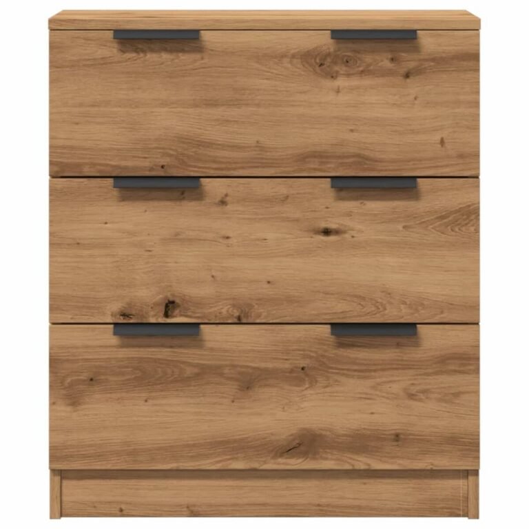 vidaXL Šoninė spintelė, artisano ąžuolo, 60x30x70cm, apdirbta mediena – produkto nuotrauka 4