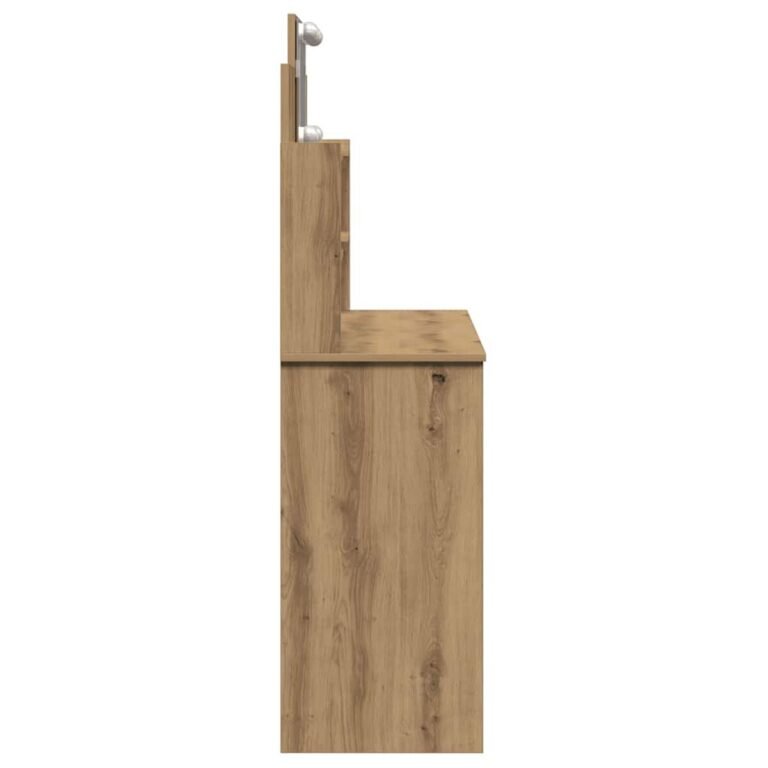 Stalas – 96×40×142 cm, ąžuolo spalva – produkto nuotrauka 7