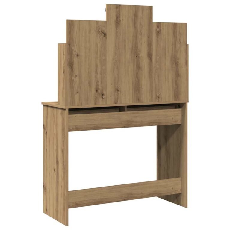 Stalas – 96×40×142 cm, ąžuolo spalva – produkto nuotrauka 8