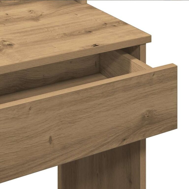 Stalas – 96×40×142 cm, ąžuolo spalva – produkto nuotrauka 11