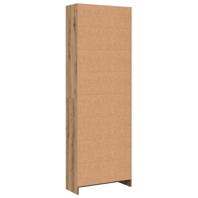 vidaXL Knygų lentyna, meniško ąžuolo spalvos, 60x24x176 cm, inžinerinė mediena – produkto nuotrauka 5