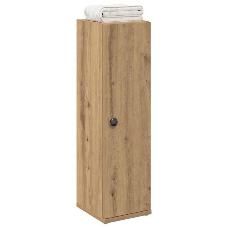 Vonios spintelė – 20,5×22×72 cm, ąžuolo spalva – nuotrauka 2 Vonios spintelė – 20,5×22×72 cm, ąžuolo spalva – produkto nuotrauka 2