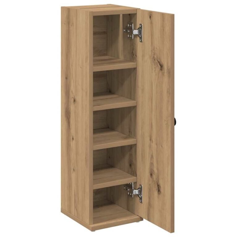 Vonios spintelė – 20,5×22×72 cm, ąžuolo spalva – nuotrauka 5 Vonios spintelė – 20,5×22×72 cm, ąžuolo spalva – produkto nuotrauka 5