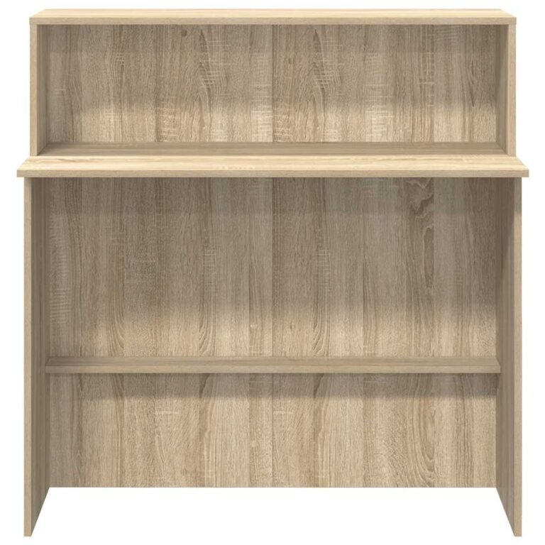 Biuro baldas – 100×50×103,5 cm, ąžuolo spalva – nuotrauka 5 Biuro baldas – 100×50×103,5 cm, ąžuolo spalva – produkto nuotrauka 5