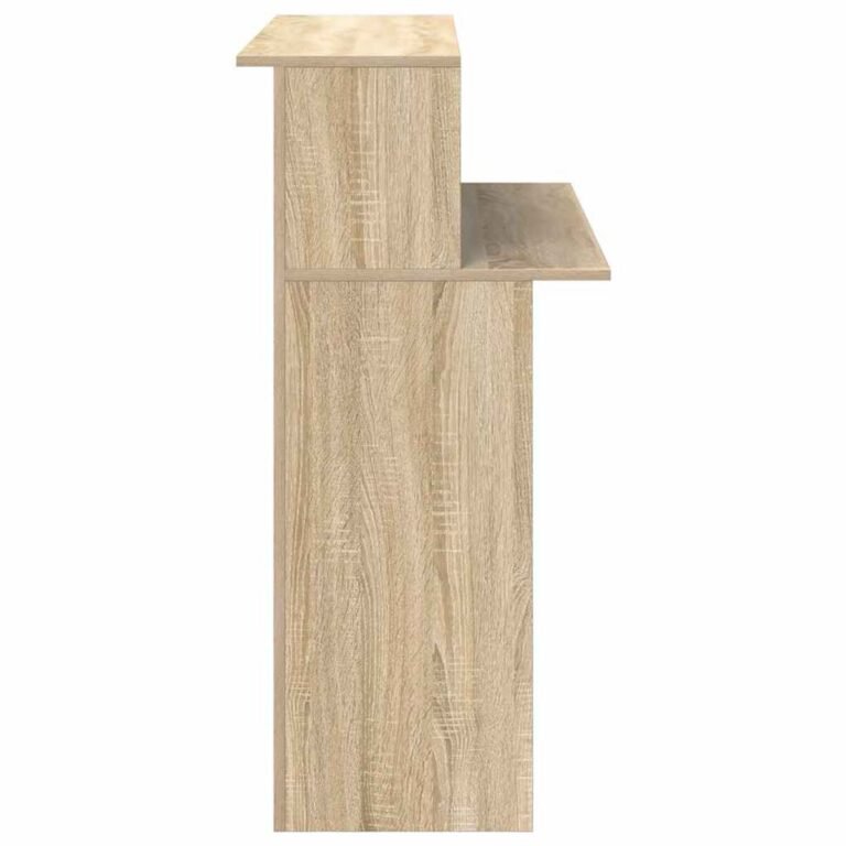 Biuro baldas – 100×50×103,5 cm, ąžuolo spalva – nuotrauka 6 Biuro baldas – 100×50×103,5 cm, ąžuolo spalva – produkto nuotrauka 6