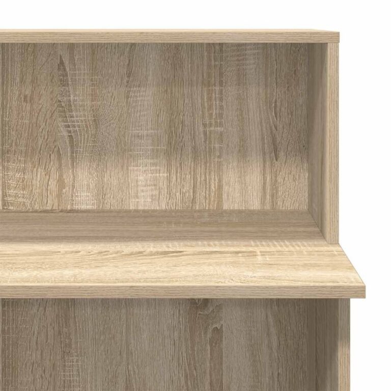 Biuro baldas – 100×50×103,5 cm, ąžuolo spalva – nuotrauka 8 Biuro baldas – 100×50×103,5 cm, ąžuolo spalva – produkto nuotrauka 8