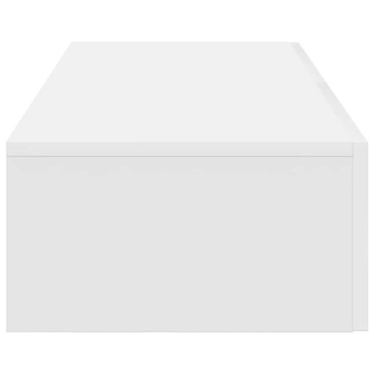 Sieninė lentyna – 60×26,5×15 cm, balta spalva – produkto nuotrauka 4