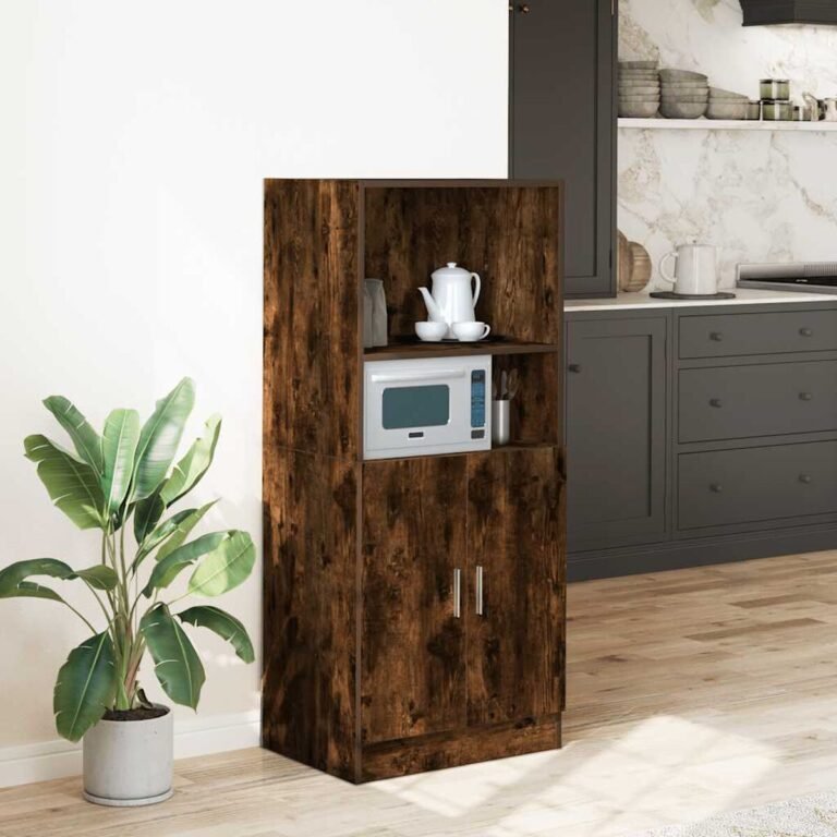 Virtuvės spintelė – 57×41,5×131,5 cm, ąžuolo spalva – nuotrauka 2 Virtuvės spintelė – 57×41,5×131,5 cm, ąžuolo spalva – produkto nuotrauka 2